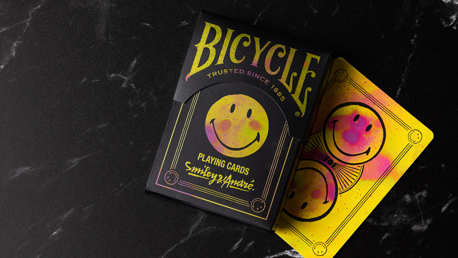 Bicycle x Smiley x André – ein Deck, das knallt